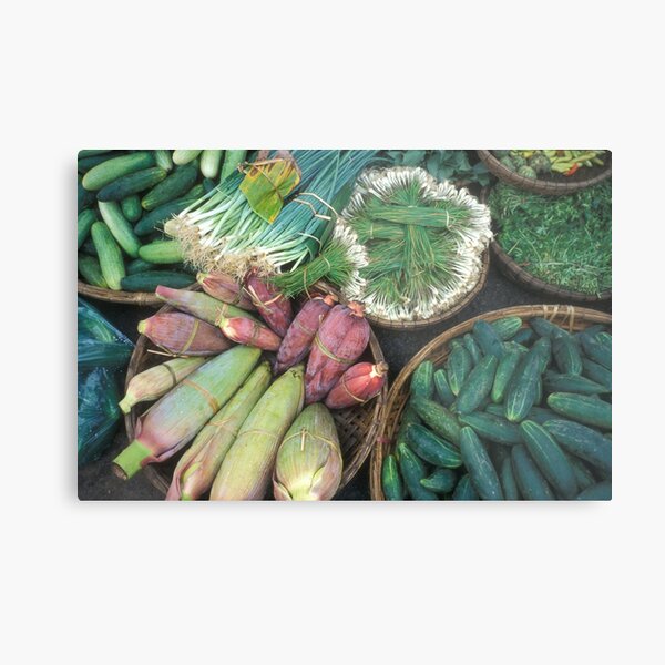 Delicious, fresh Vietnamese greens Metal Print