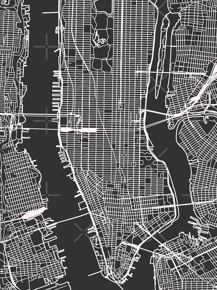 Thumbnail 4 of 4, iPhone Case, New York Map designed and sold by RuumService.