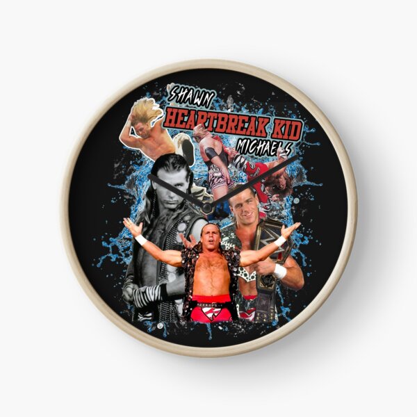 Vintage Inspired Shawn Heartbreak Kid Michaels Wwf Wrestling Clock