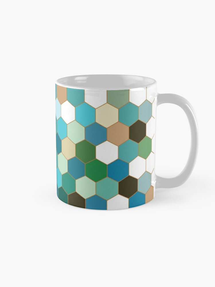 Graceful Design Hexagon Shape Cheap Wholesale Coffee Mug