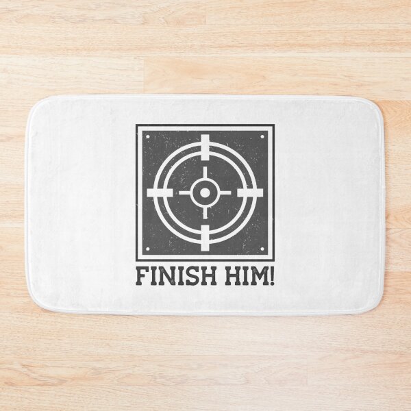 Item preview, Finish Him designed and sold by Color Me F*@k!ng Happy.