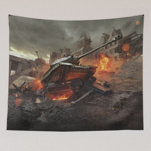 Item preview,  Soviet tank illustration designed and sold by NikolayNekrylov.