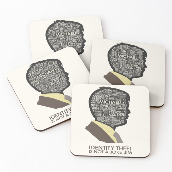 Item preview, Identity Theft Is Not A Joke, Jim Dwight Schrute designed and sold by Flakey-.