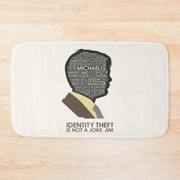 Item preview, Identity Theft Is Not A Joke, Jim Dwight Schrute designed and sold by Flakey-.