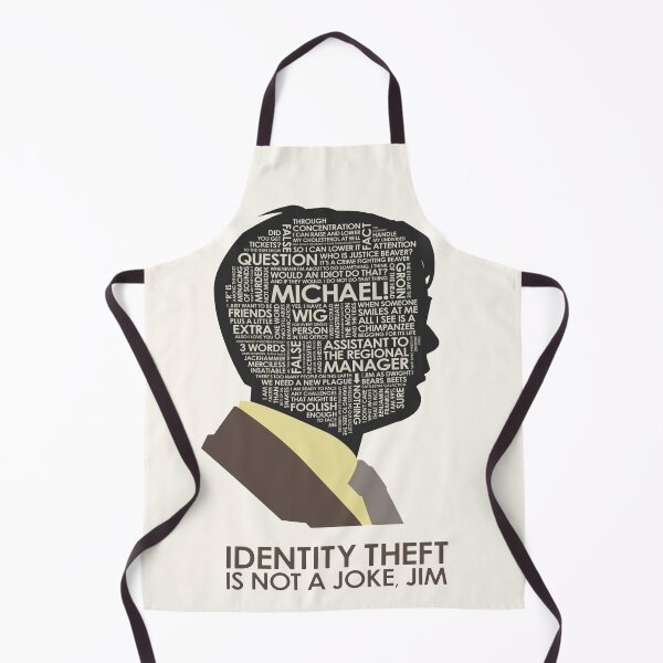 Item preview, Identity Theft Is Not A Joke, Jim Dwight Schrute designed and sold by Flakey-.