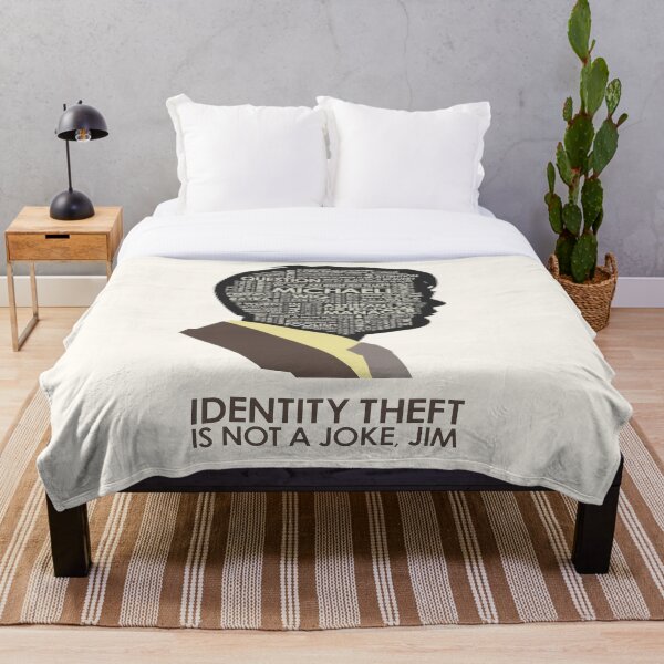 Item preview, Identity Theft Is Not A Joke, Jim Dwight Schrute designed and sold by Flakey-.