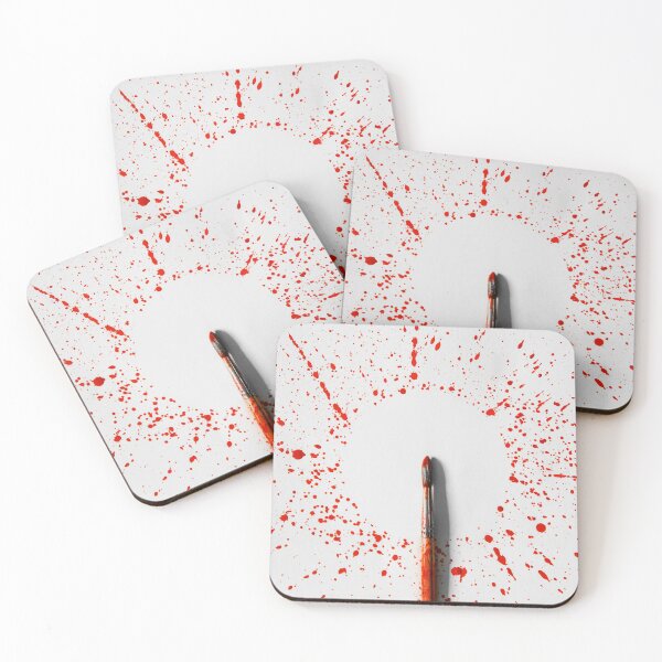 Item preview, Red splash with a brush designed and sold by miminova.