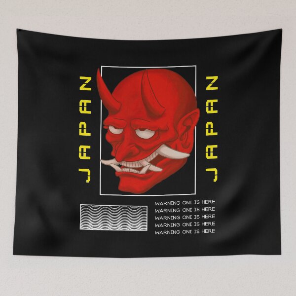 Item preview, Red Oni - Japanese Icons designed and sold by ManiaTeec.