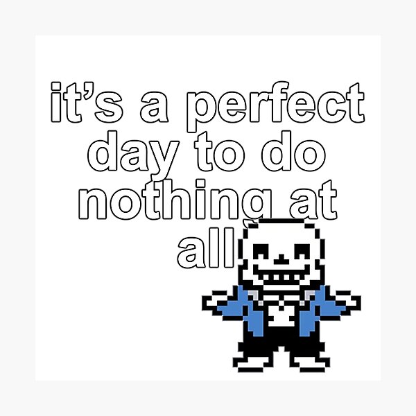 Item preview, Sans' Perfect Day designed and sold by strangerartwork.