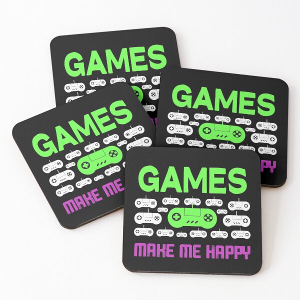 Item preview, Games Make Me Happy designed and sold by Color Me F*@k!ng Happy.