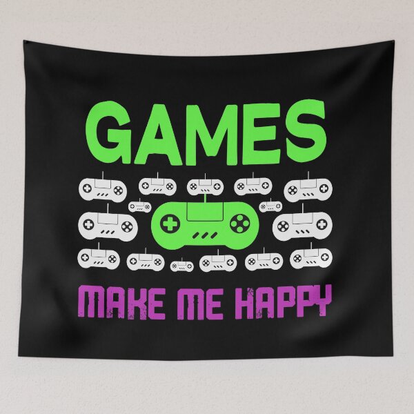 Item preview, Games Make Me Happy designed and sold by Color Me F*@k!ng Happy.
