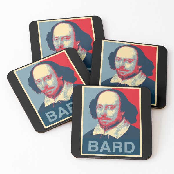 Item preview, Funny Shakespeare the Bard Pop Election Art Design designed and sold by funTTimes.
