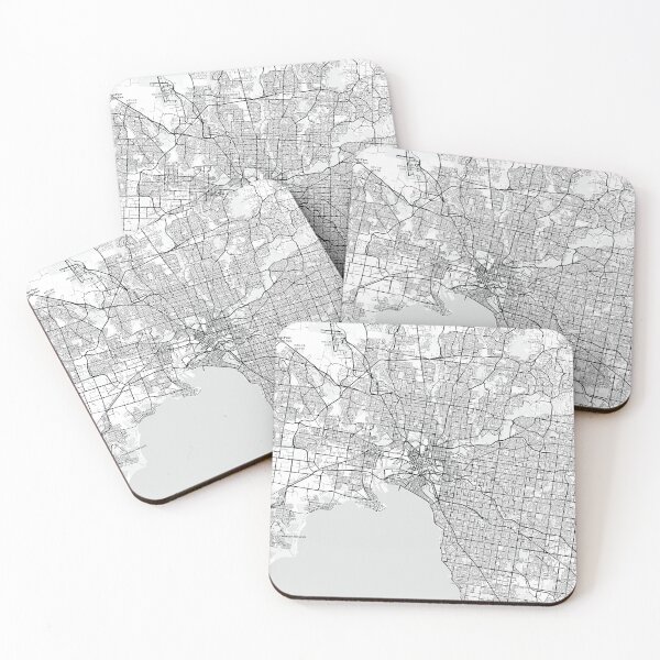 Item preview, Melbourne, Australia Map (Theme 1) designed and sold by Mapnify.