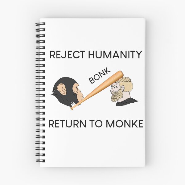 Item preview, Reject Humanity Return to Monke Bonk designed and sold by UncleApo.