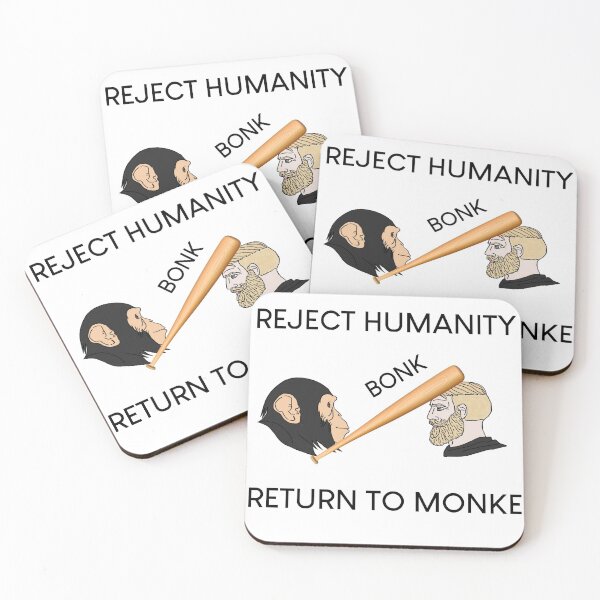 Item preview, Reject Humanity Return to Monke Bonk designed and sold by UncleApo.