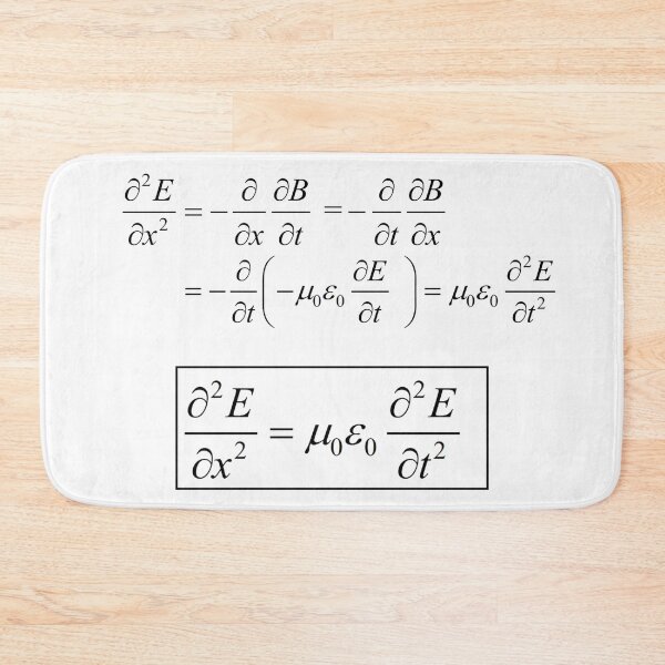 Item preview, electromagnetic d'Alembert wave equation, physics and science designed and sold by NoetherSym.