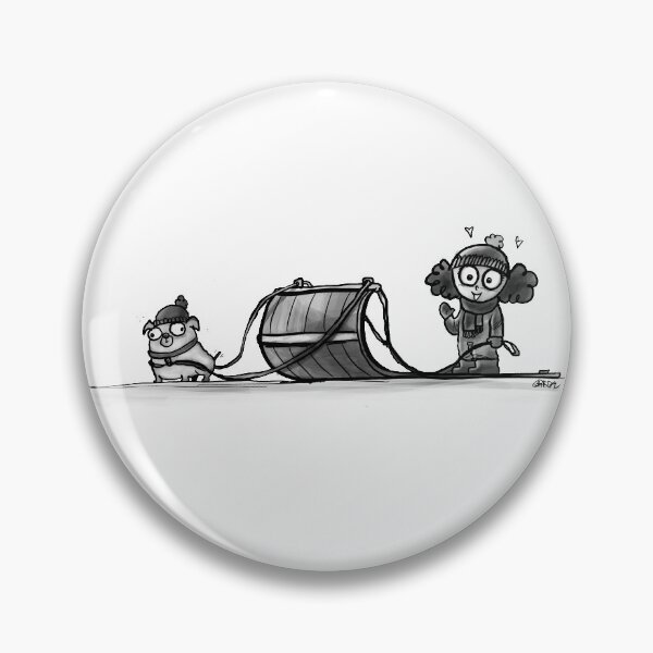 Item preview, Toboggan Pug Pals designed and sold by Grasdal.