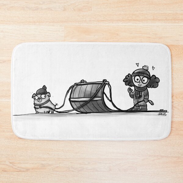 Item preview, Toboggan Pug Pals designed and sold by Grasdal.