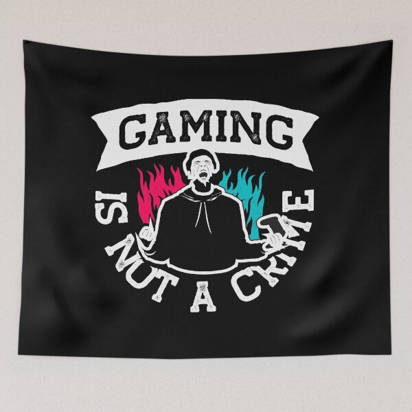 Item preview, Gaming is Not a Crime designed and sold by Color Me F*@k!ng Happy.