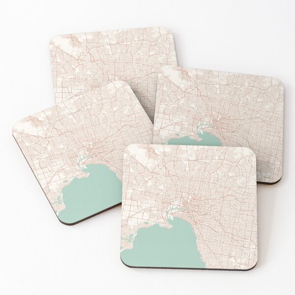 Item preview, Melbourne, Australia Map (Theme 2) designed and sold by Mapnify.