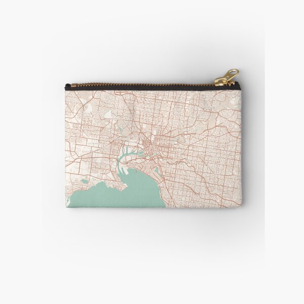 Item preview, Mapa de Melbourne, Australia (Tema 2) designed and sold by Mapnify.