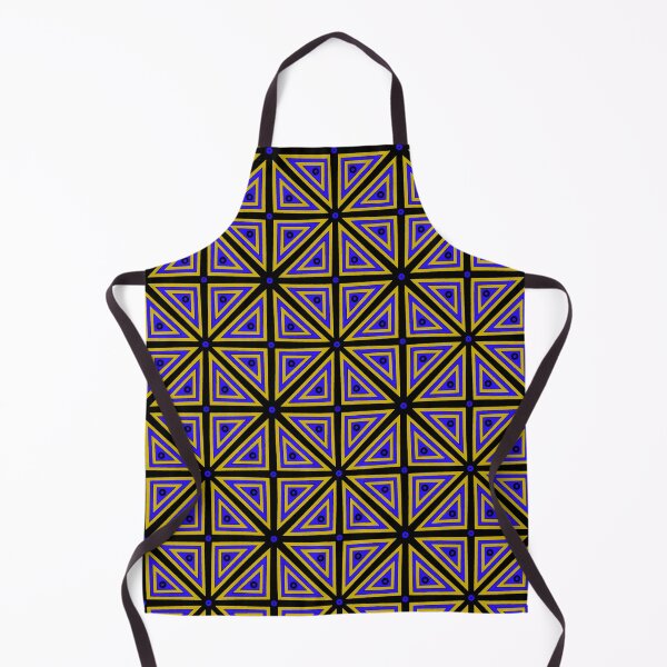 Item preview, Triangle Square Tessellating Pattern Yellow Blue designed and sold by NoMatterLab.