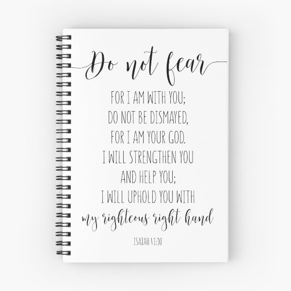 Item preview, Do Not Fear, For I Am With You, Isaiah 41:10, Bible Verse, Sripture Art designed and sold by aenaonartwork.