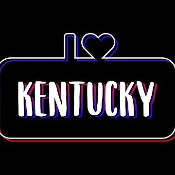 Artwork thumbnail, I Love Kentucky Colorful Text by RADesigns21
