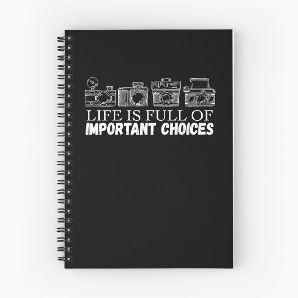Item preview, Life is Full Of Important Choices Photo Camera Gift designed and sold by mikels.