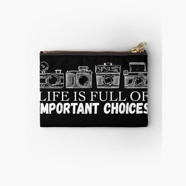 Item preview, Life is Full Of Important Choices Photo Camera Gift designed and sold by mikels.