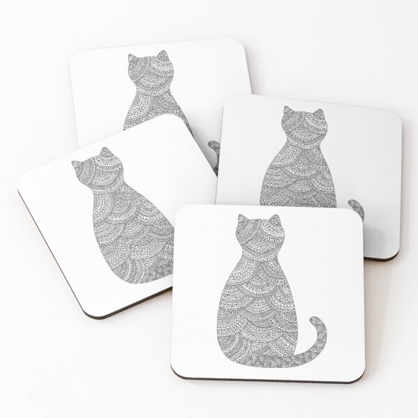 Item preview, Zentangle Cat designed and sold by JJBarnesArt.