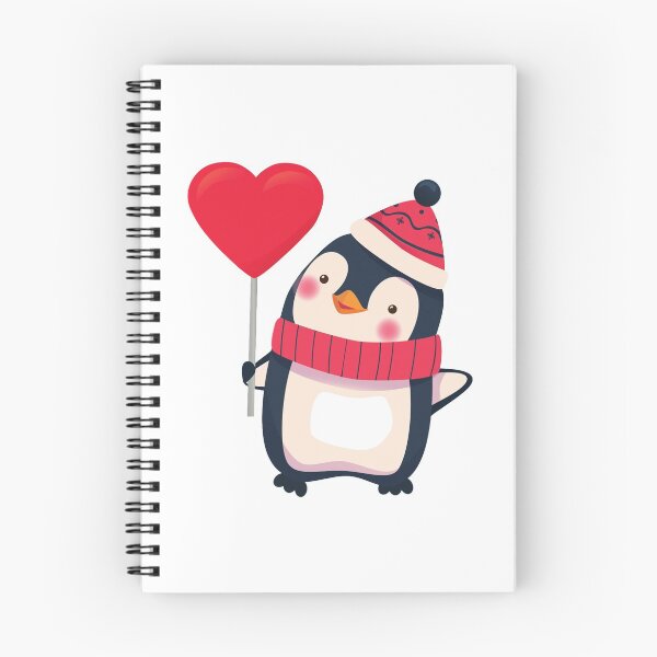 Item preview, Romantic Penguin Heart Winter Love designed and sold by treasure-crafts.