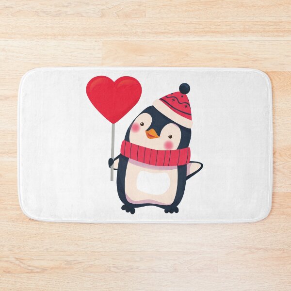 Item preview, Romantic Penguin Heart Winter Love designed and sold by treasure-crafts.
