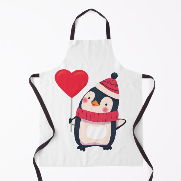 Item preview, Romantic Penguin Heart Winter Love designed and sold by treasure-crafts.
