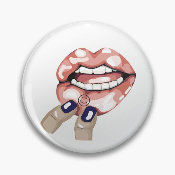 Item preview, Liptattoo smiley designed and sold by nikavdb.