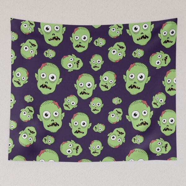 Item preview, Vintage Scary Zombie Face Patterns , Scary Zombie Face Patterns  designed and sold by garniturex.