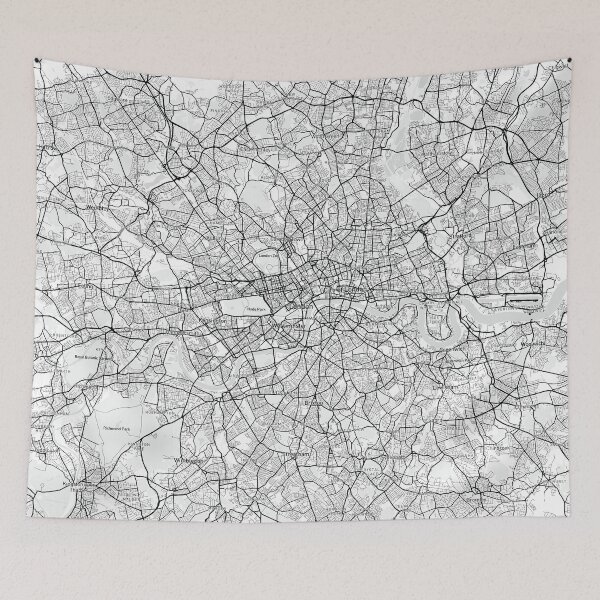 Item preview, London, England Map (Theme 1) designed and sold by Mapnify.