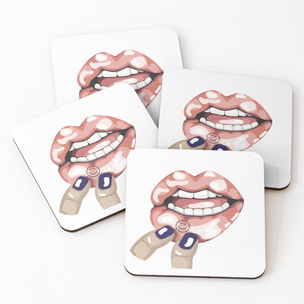 Item preview, Liptattoo smiley designed and sold by nikavdb.