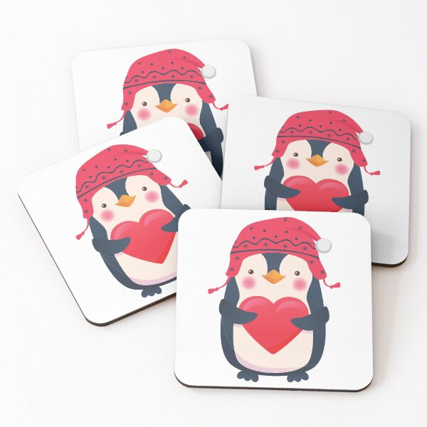 Item preview, Romantic Penguin Heart Winter Love designed and sold by treasure-crafts.