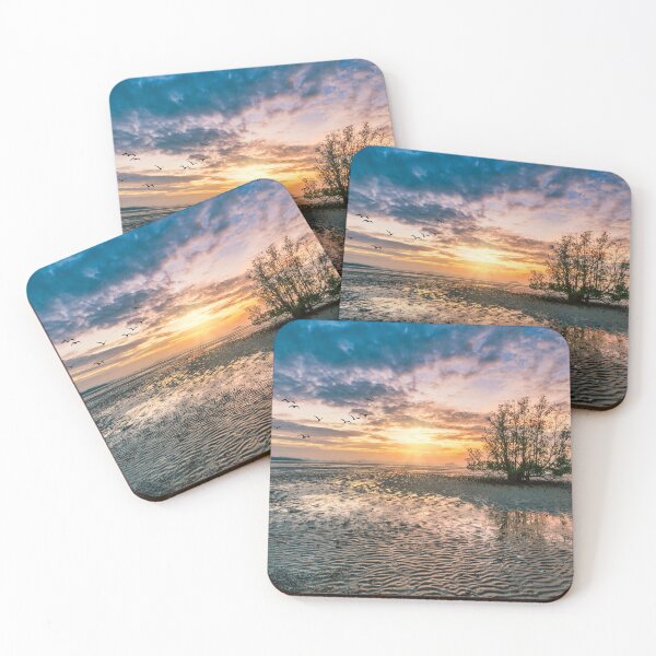 Item preview, Dawn over the mudflats and mangrove tree, Phang Nga Bay, Phuket, Thailand designed and sold by Kevin Hellon.