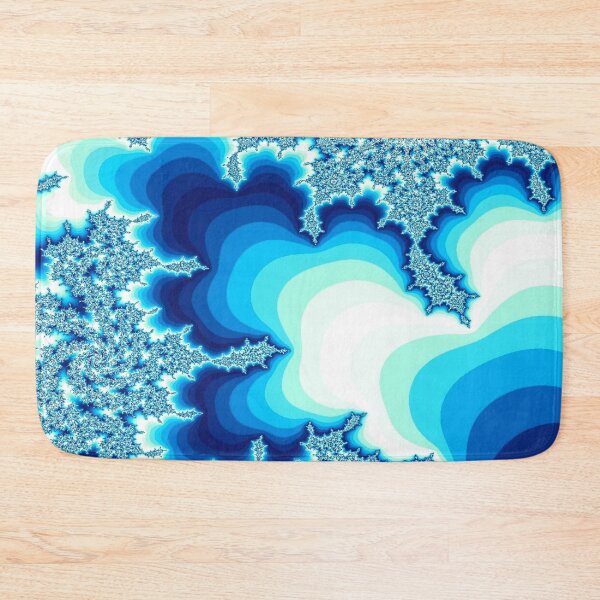 Item preview, Ripple Gem | Blue and White Fractals | Classy Fractal Art designed and sold by JillyJ05.