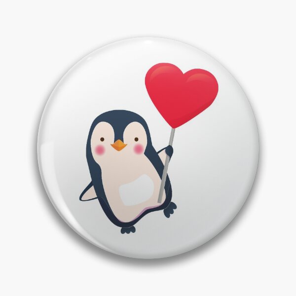 Item preview, Romantic Penguin Heart Winter Love designed and sold by treasure-crafts.