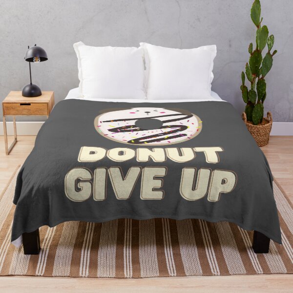 Item preview, Donut Give Up Sparkly Brown Edition designed and sold by Levet.