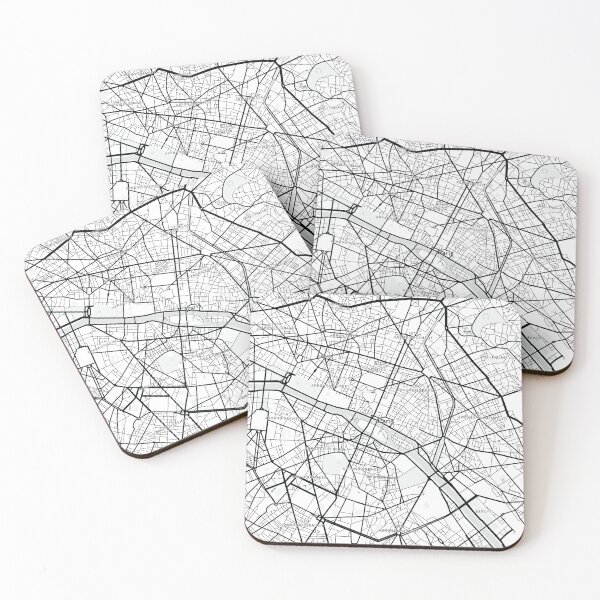 Item preview, Paris, France Map (Theme 1) designed and sold by Mapnify.