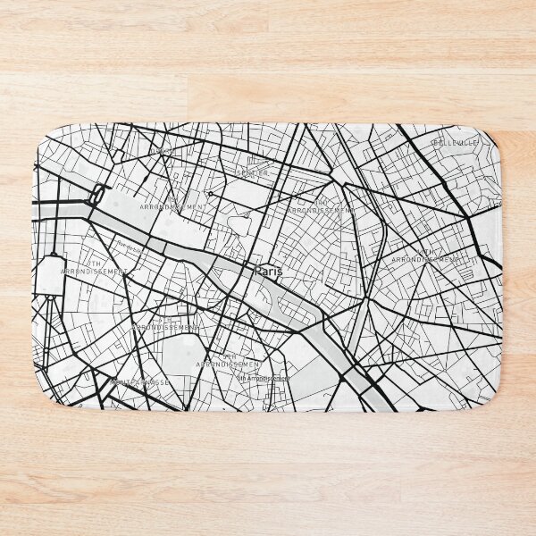 Item preview, Paris, France Map (Theme 1) designed and sold by Mapnify.