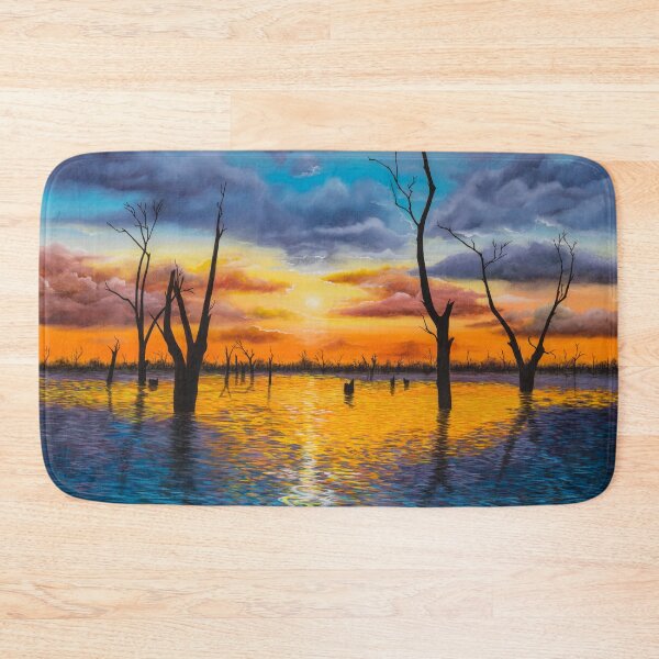 Item preview, Sunrise over Lake Mulwala designed and sold by Debra Dickson.