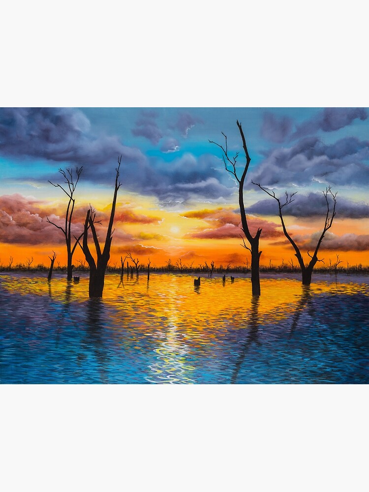 "Sunrise over Lake Mulwala" Poster for Sale by eeviecuddles Redbubble