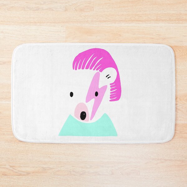 Item preview, Beardust, Bowie Inspired, Ziggy Stardust Inspired, David Bowie, Bear, Pink designed and sold by Megan O'Brien.