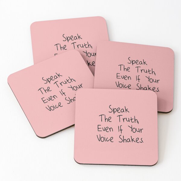 Item preview, Speak The Truth,Even If Your Voice Shakes designed and sold by Heddar Badreddine.