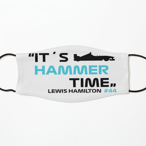 C'est l'heure du marteau #44 Lewis Hamilton Formule 1 Masque enfant